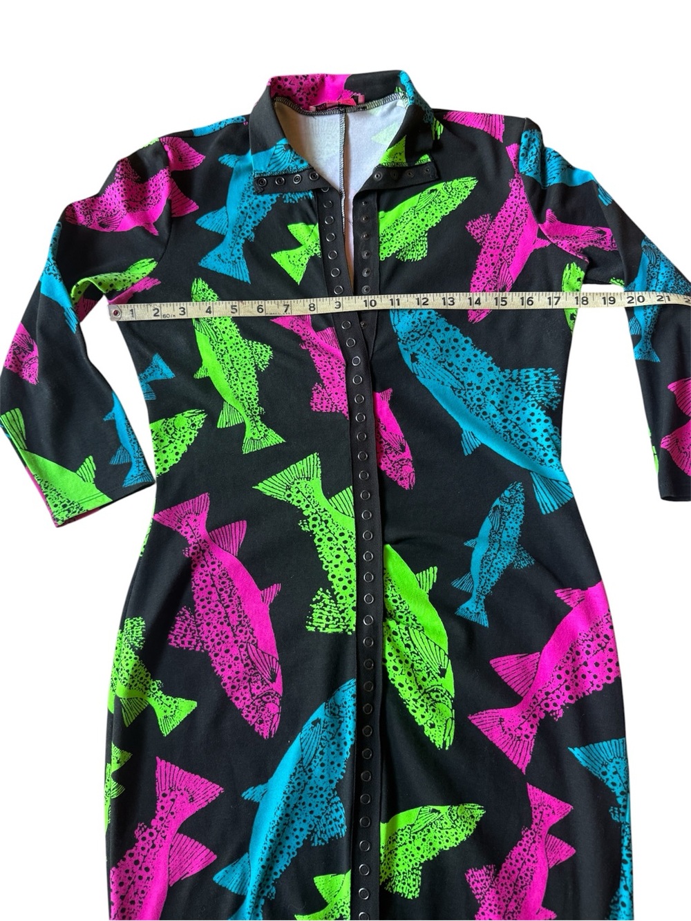 Betsey Johnson Neon Fish Dress. NWOT - Picture 6 of 8